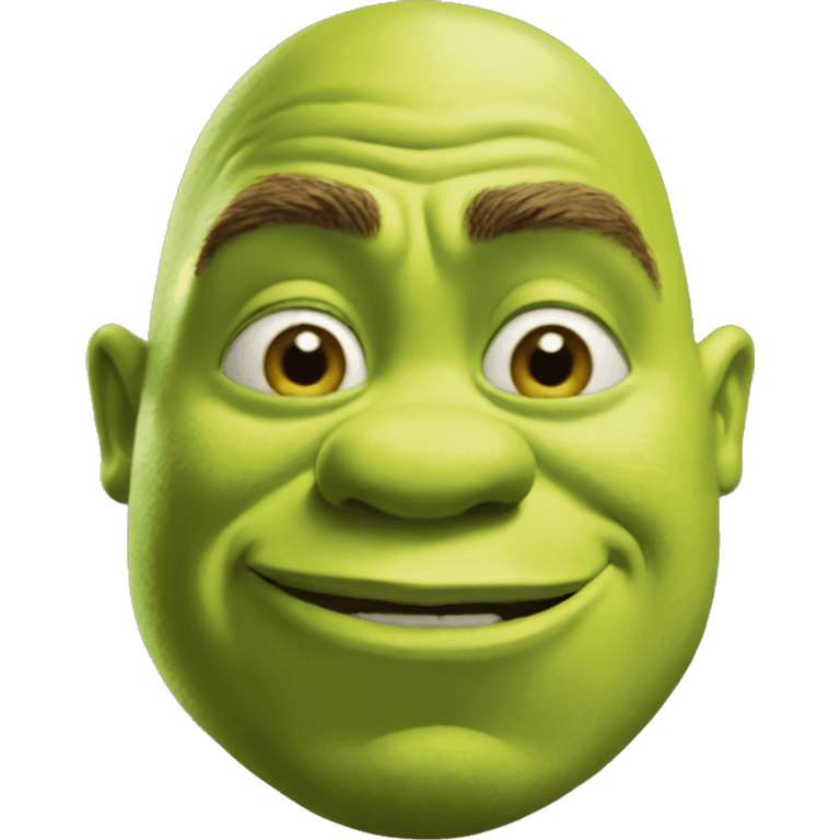 shrek blowing a kiss emoji