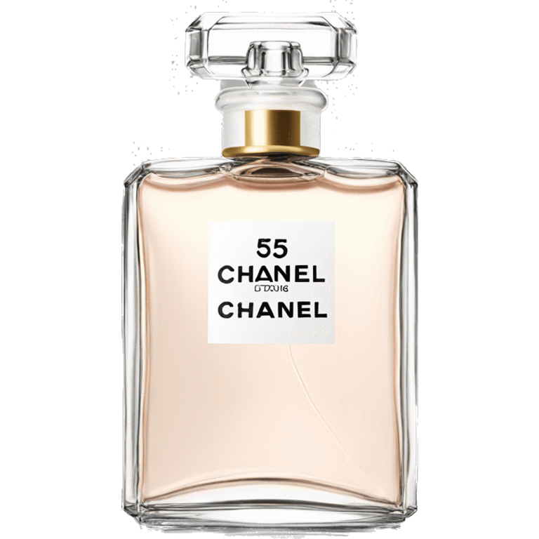 chanel number 5 perfume clear bottle emoji