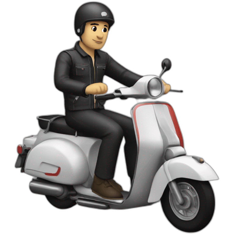 mod scooterist emoji