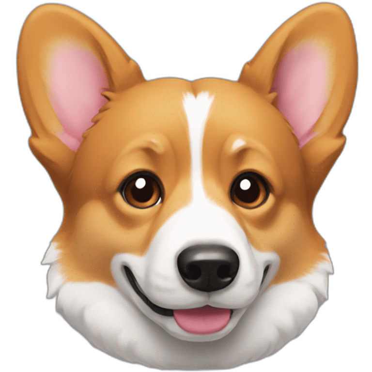 tricolour corgi emoji