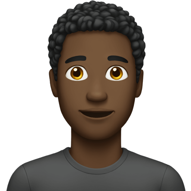 black man emoji