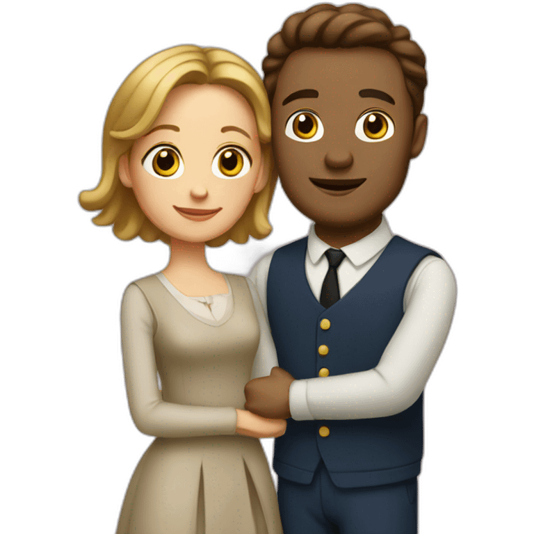 french couple emoji