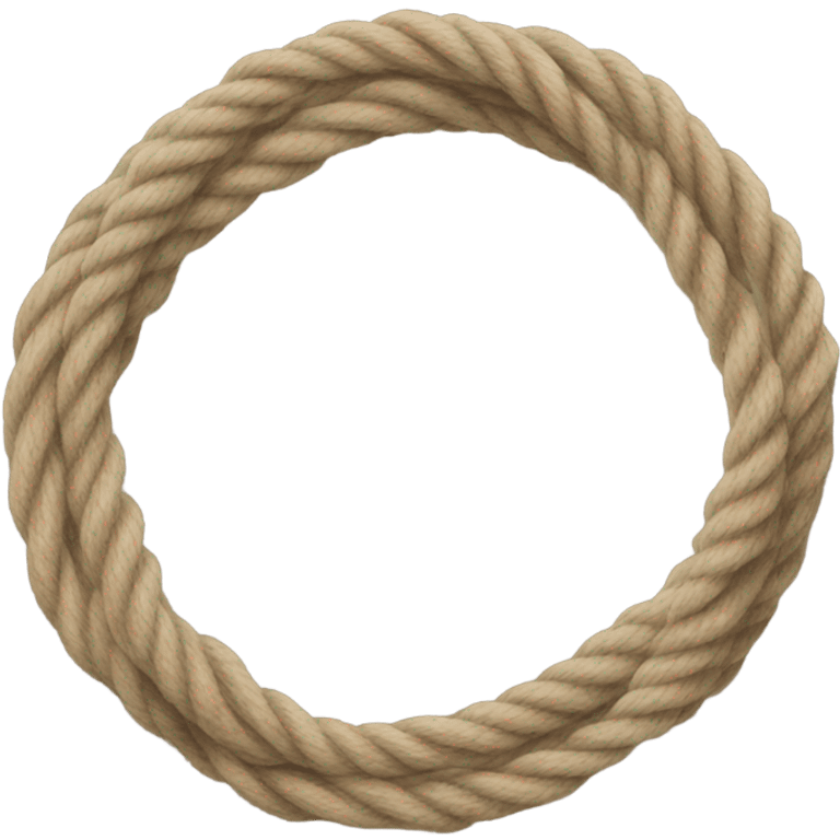 a rope shaped as a circle emoji