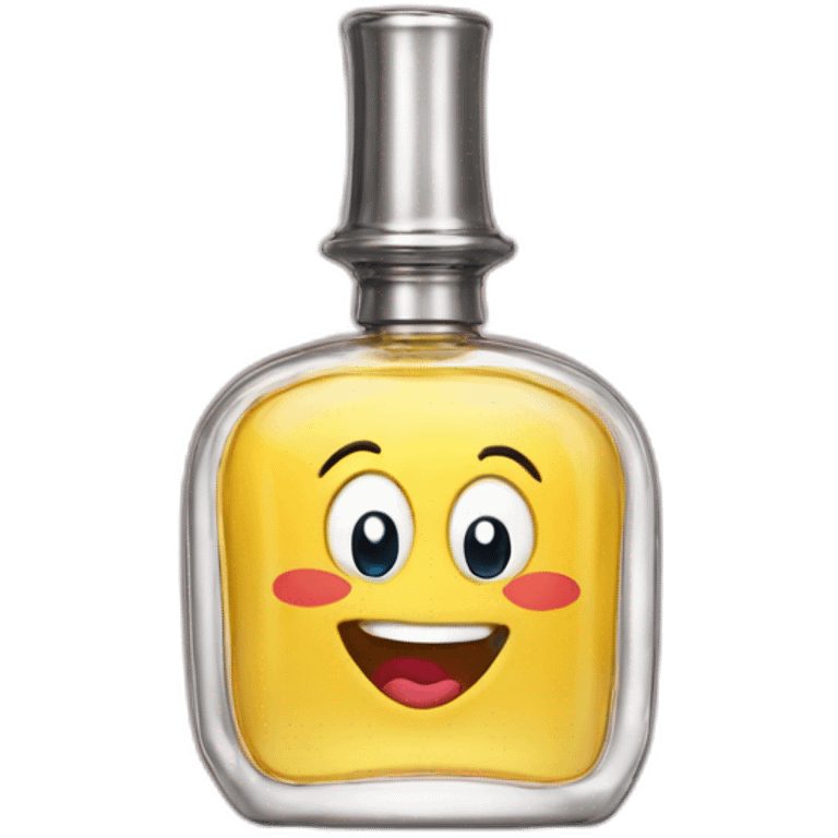 big Lamoutor Vintage Perfume Spray Bottle --no smile emoji