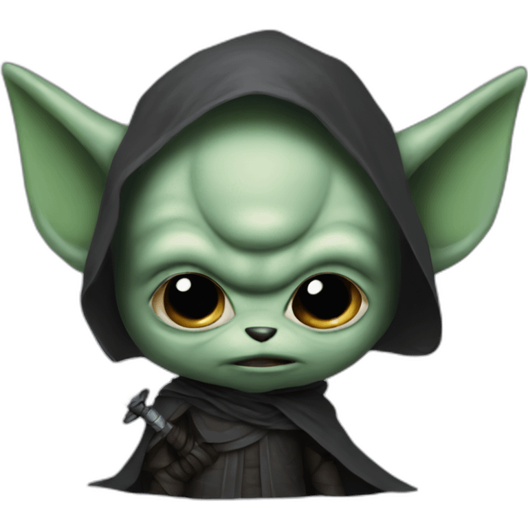 Grogu as a Sith emoji