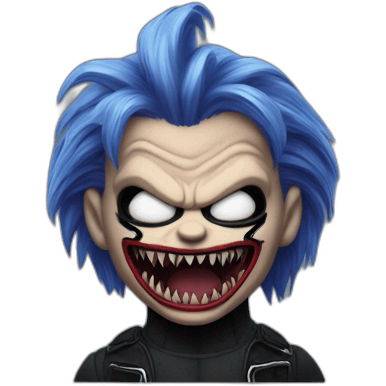 Chucky as venom emoji