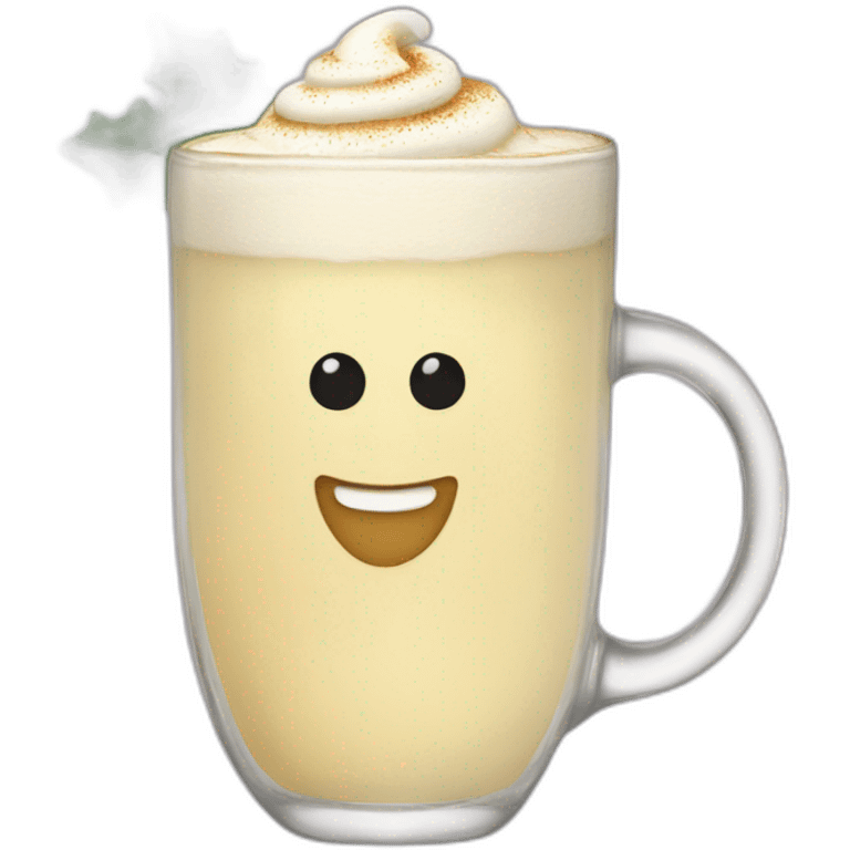 Eggnog cheer toast emoji