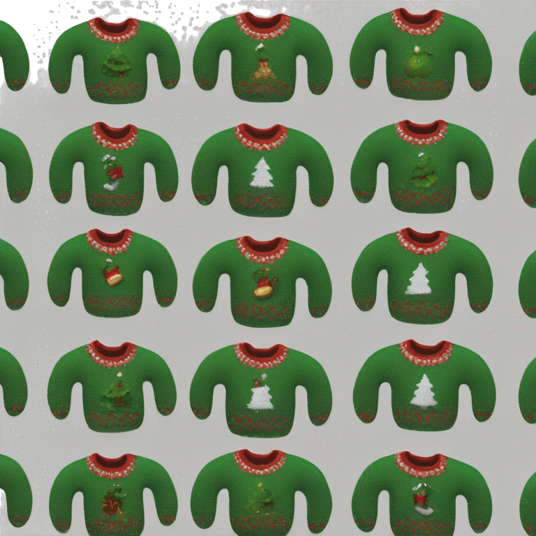 Christmas sweater  emoji