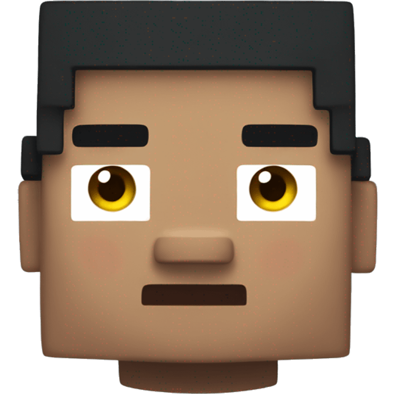 Chubby Minecraft character  emoji