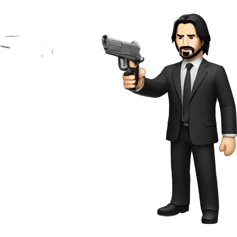 JOHN WICK HOLD GUN emoji