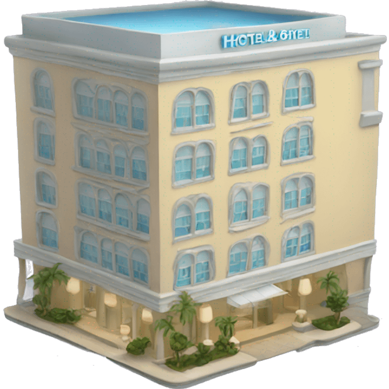 hotel beautiful  emoji