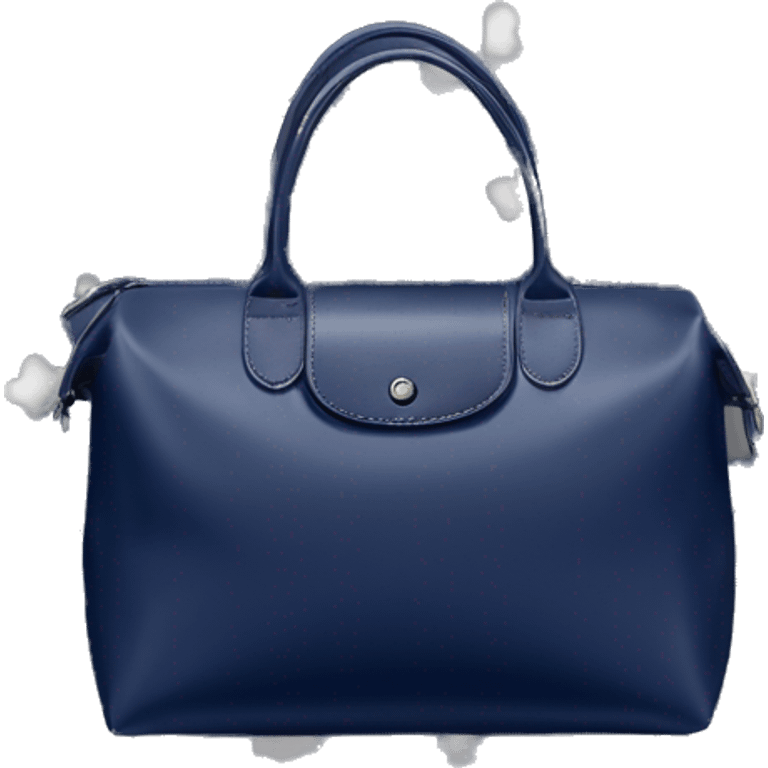 Navy blue longchamp bag emoji