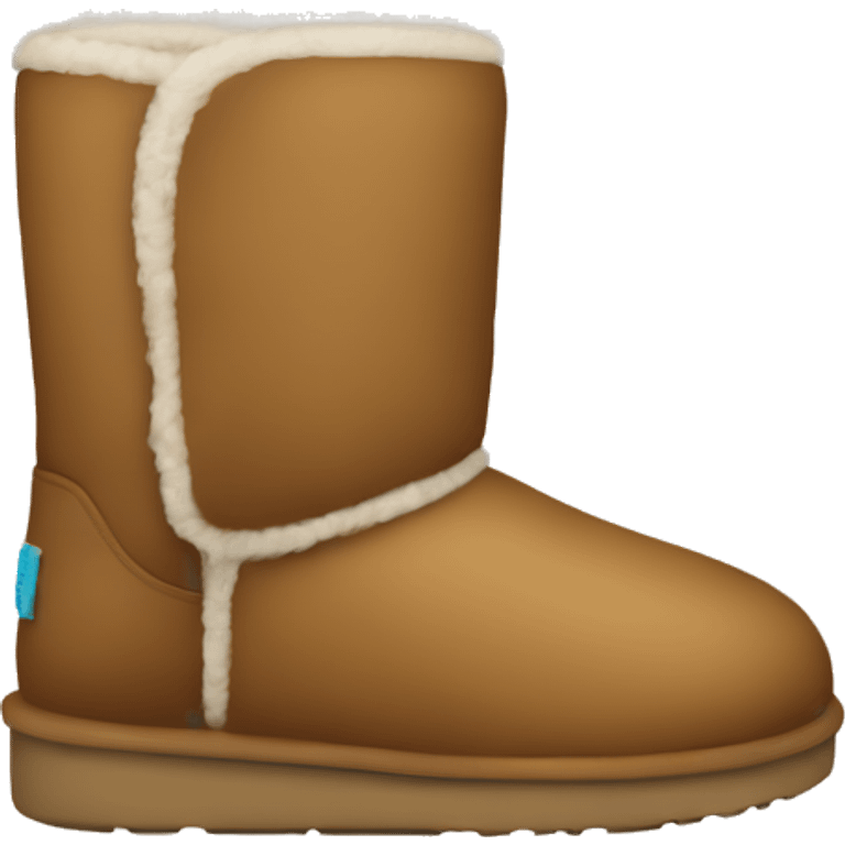 A pair of mini Uggs emoji