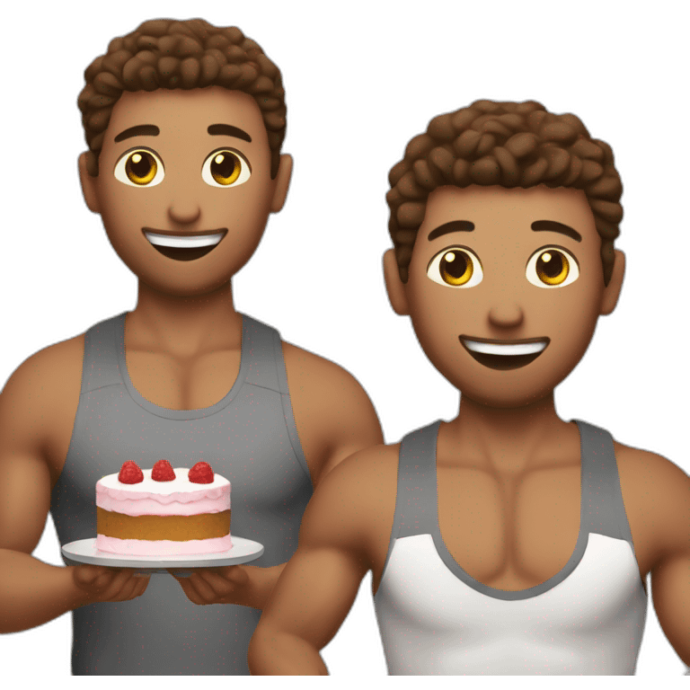 Fitness Trent with cake emoji