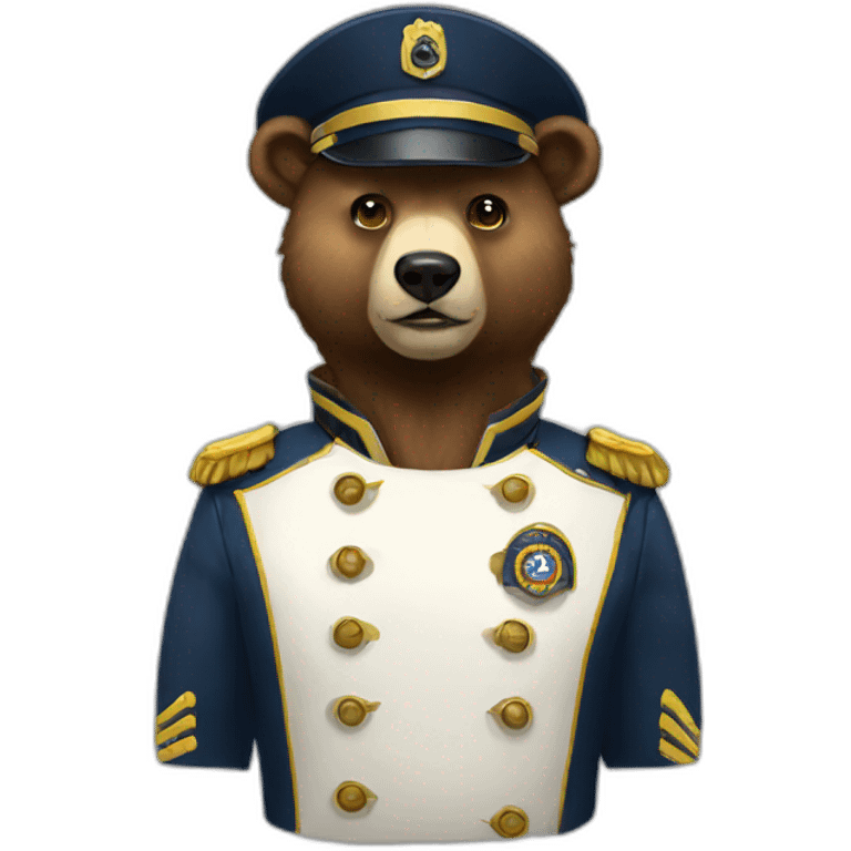 bear captain emoji