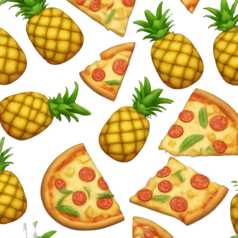 Pineapple pizza emoji