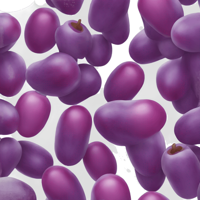 3D Grapes emoji  emoji