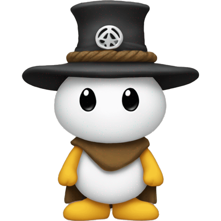 Woodstock as a pilgrim emoji