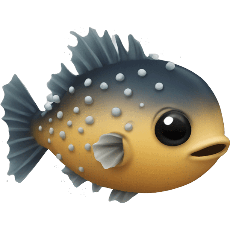 my friend as a blowfish  emoji