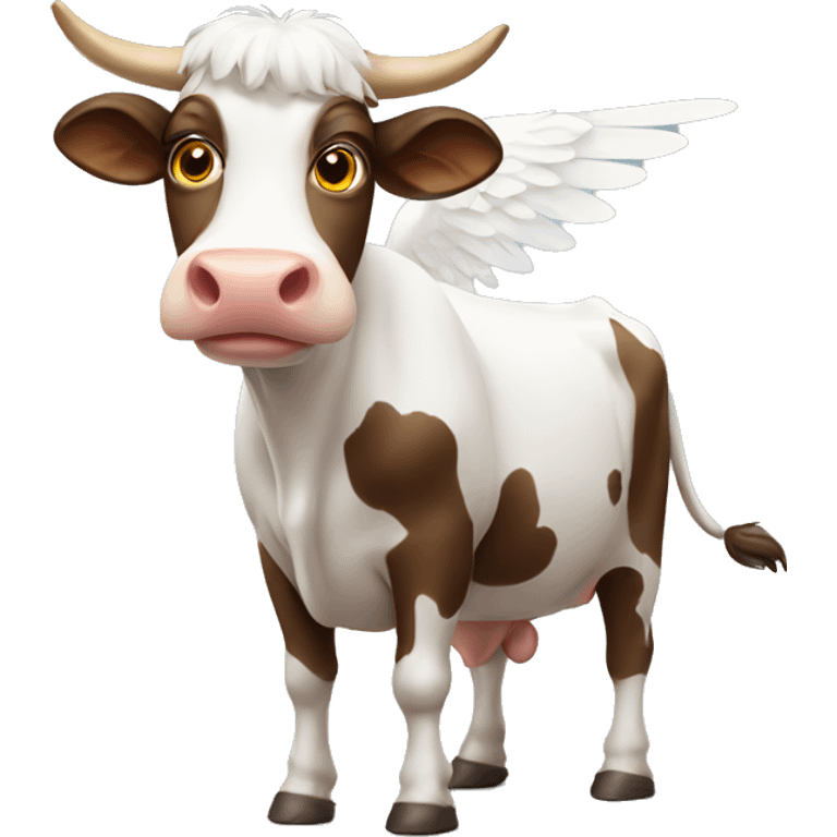 cow with wings emoji