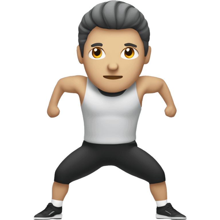 Persona haciendo gimnasia rítmica  emoji