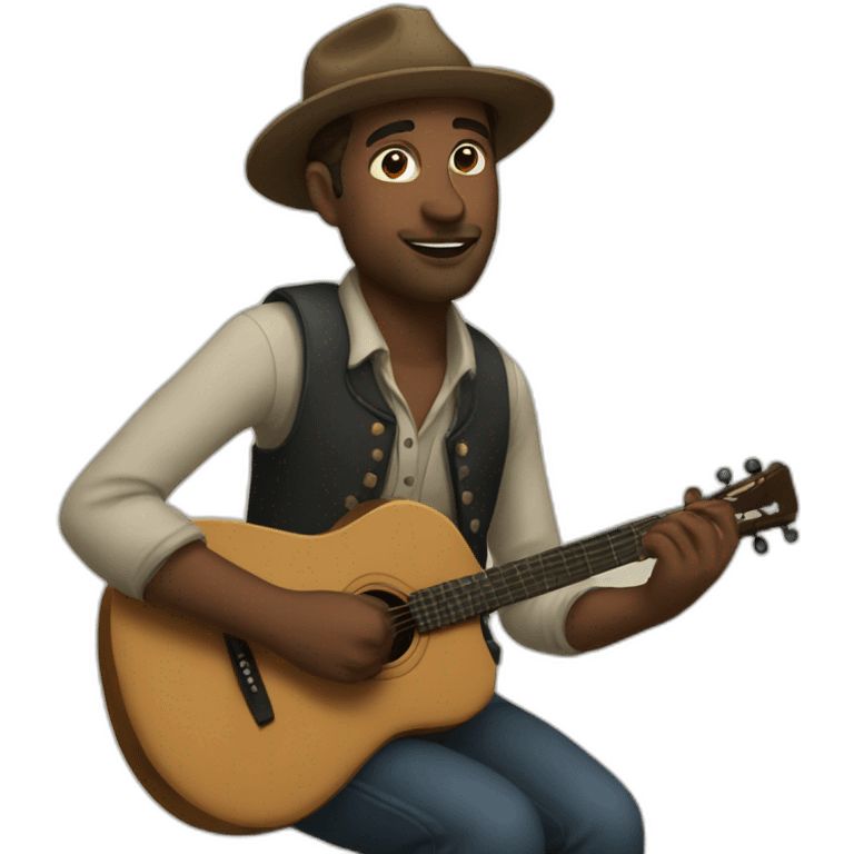 Folk musician emoji