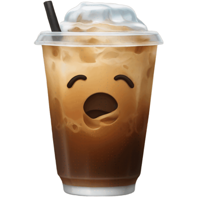 Iced coffee emoji