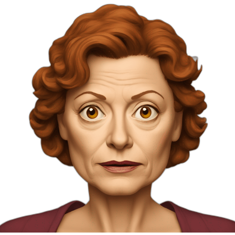 Susan Sarandon serious emoji