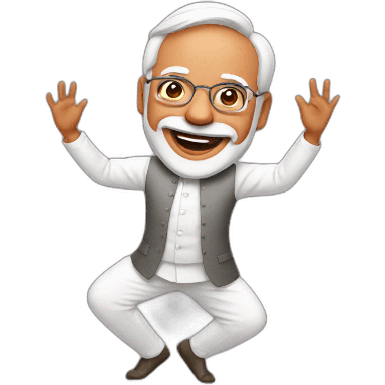 Modi dancing  emoji