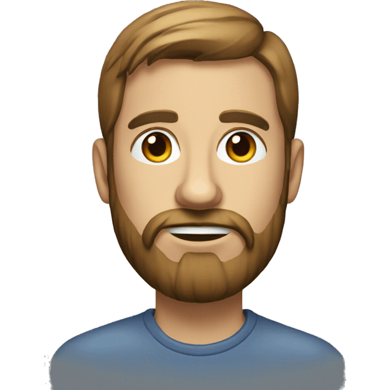 realistic male portrait with beard emoji