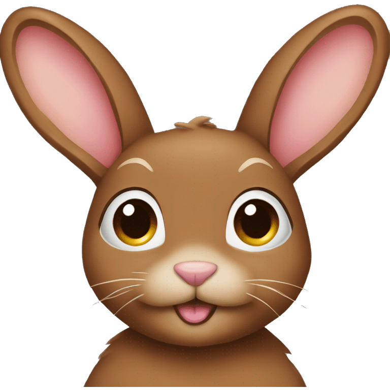 Brown bunny emoji