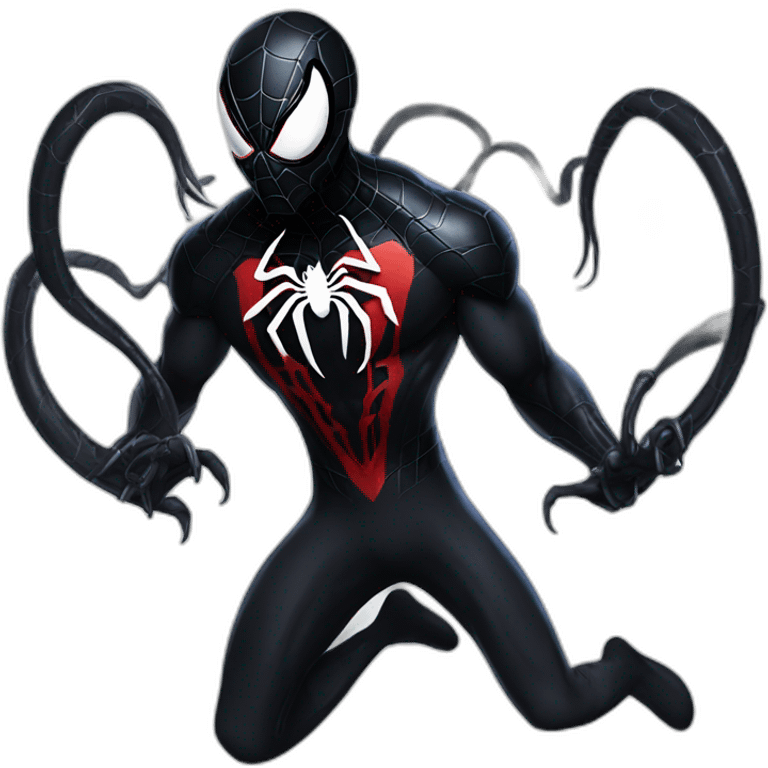 venom fighting miles morales emoji