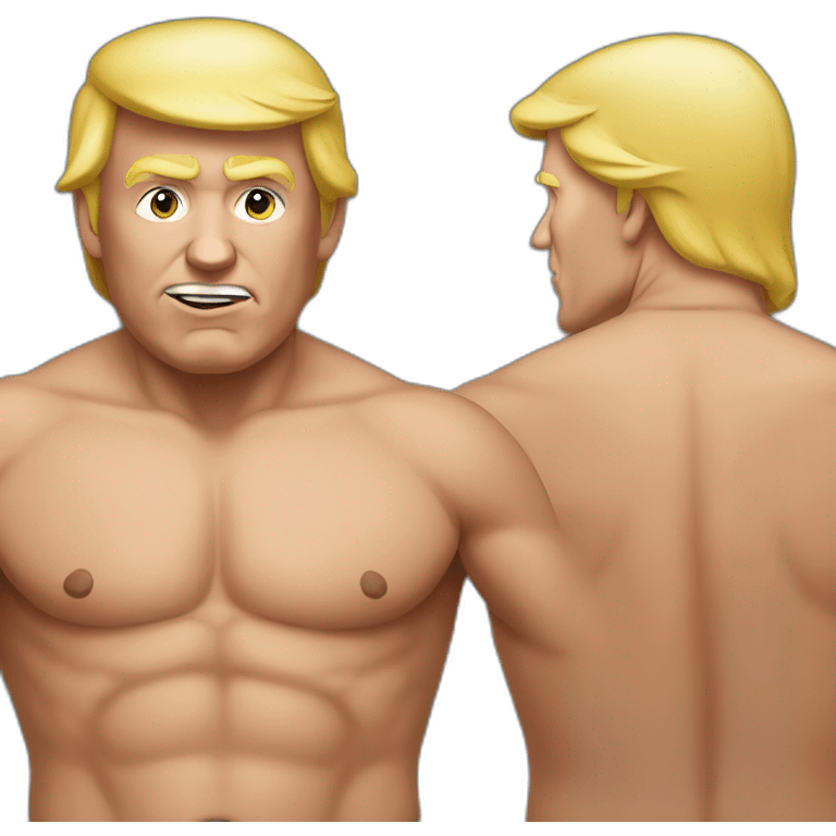 trump no shirt emoji