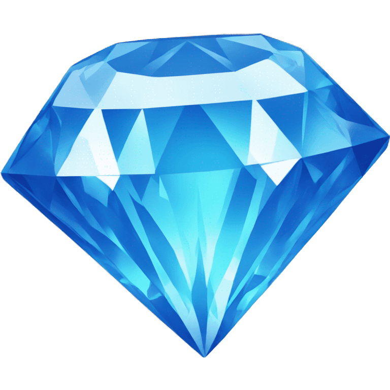 Large Diamond Blue Emoji emoji