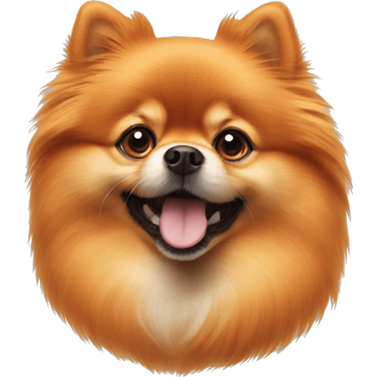 Orange Pomeranian  emoji