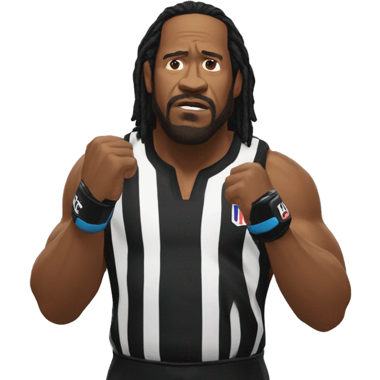 ufc referee herb dean shrugging his shoulders emoji