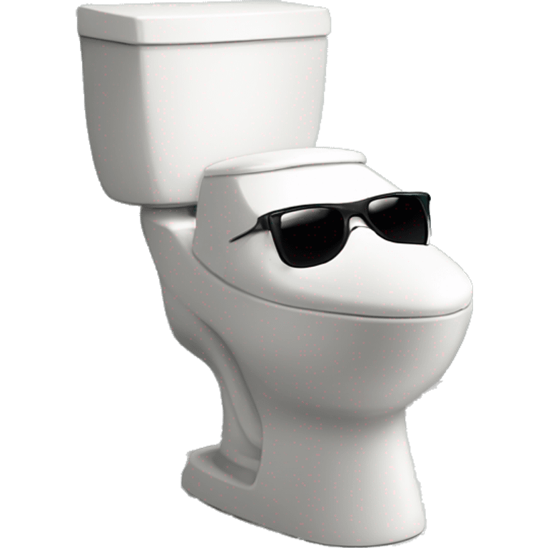 Skibidi toilet with sun glasses  emoji