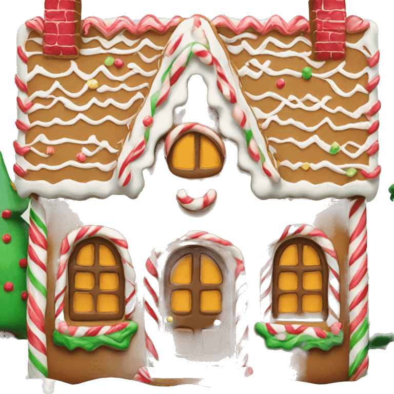 gingerbread house fancy emoji