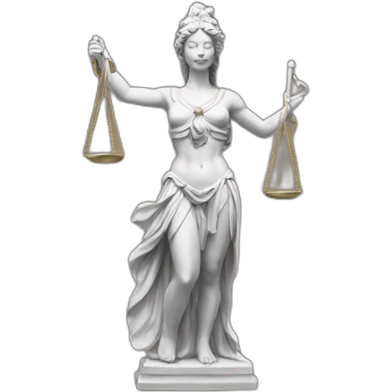 justice goddess statue emoji