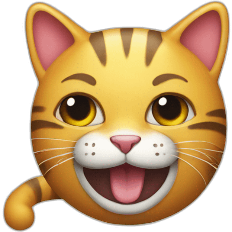 rubber cat with a U smile emoji