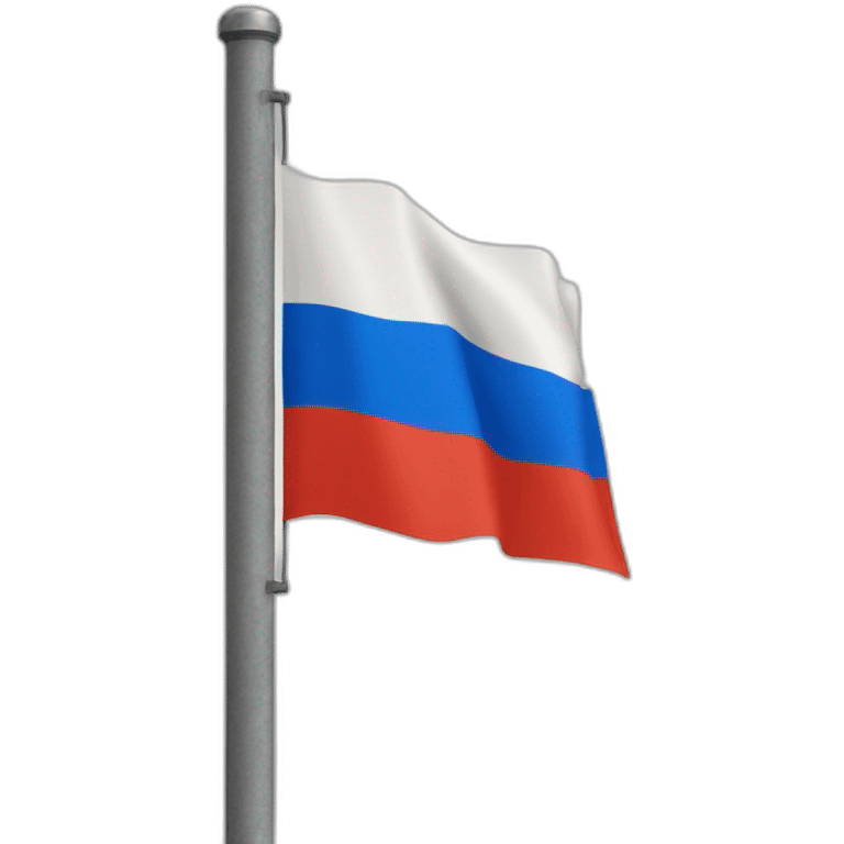 Russia flag on pole emoji