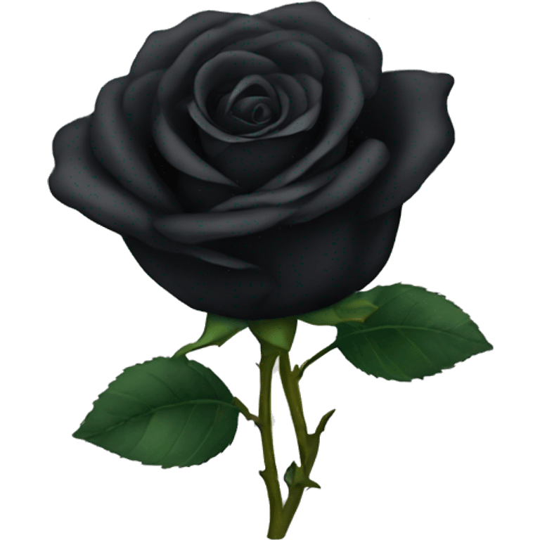 Black rose emoji