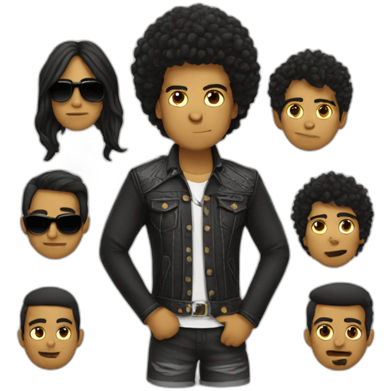 banda de rock emoji