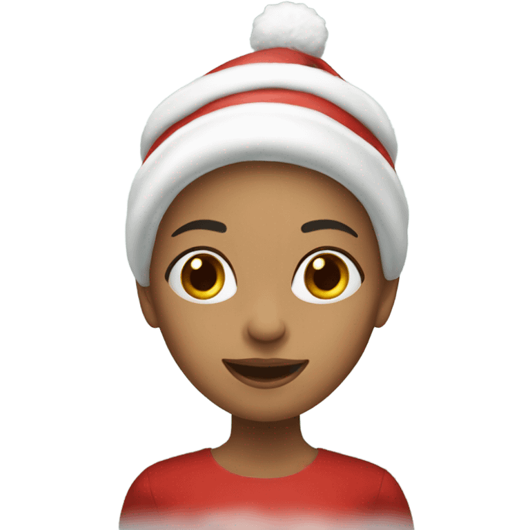 christmas girl  emoji