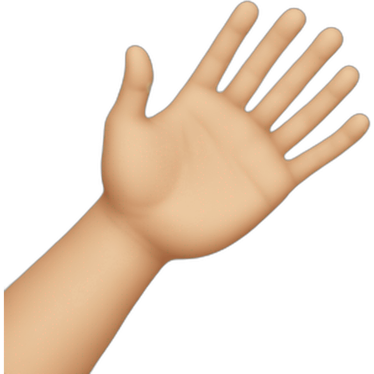 a Hand  emoji