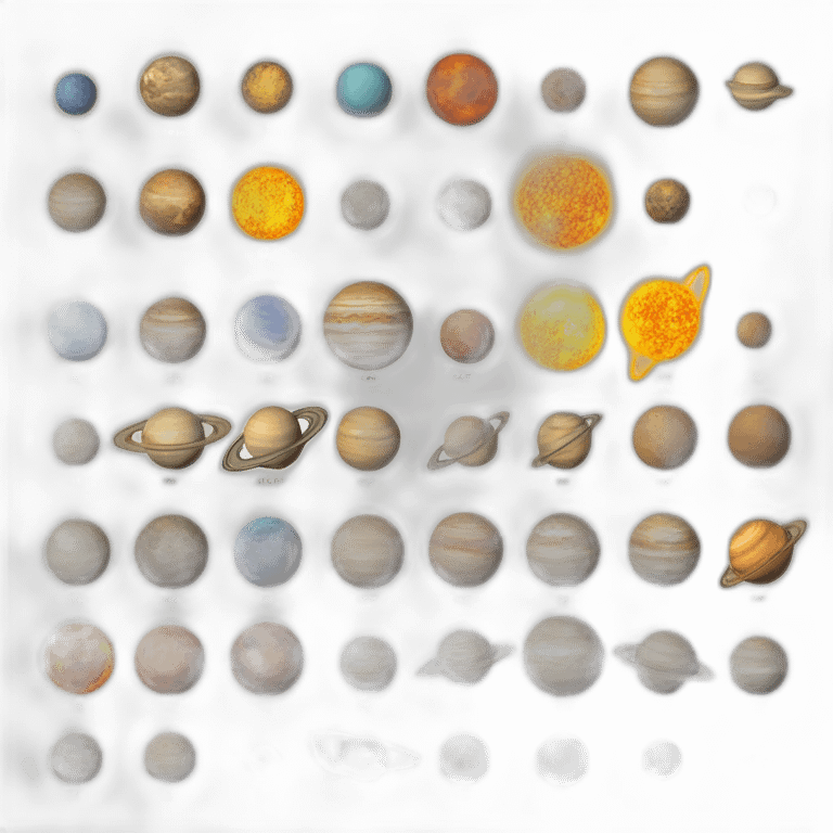 Solar System emoji