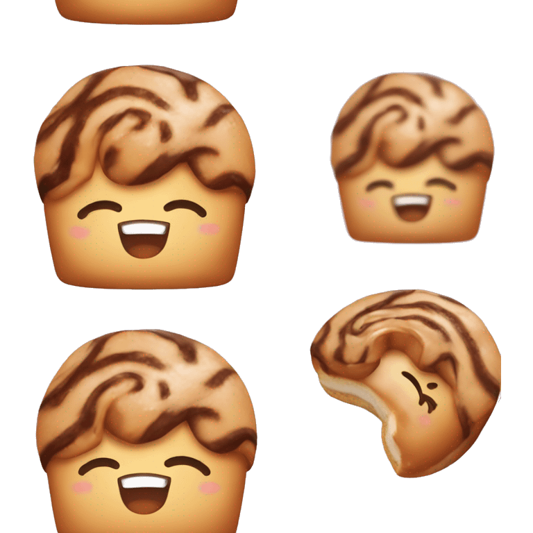 Cinnamon roll from hello Kitty emoji