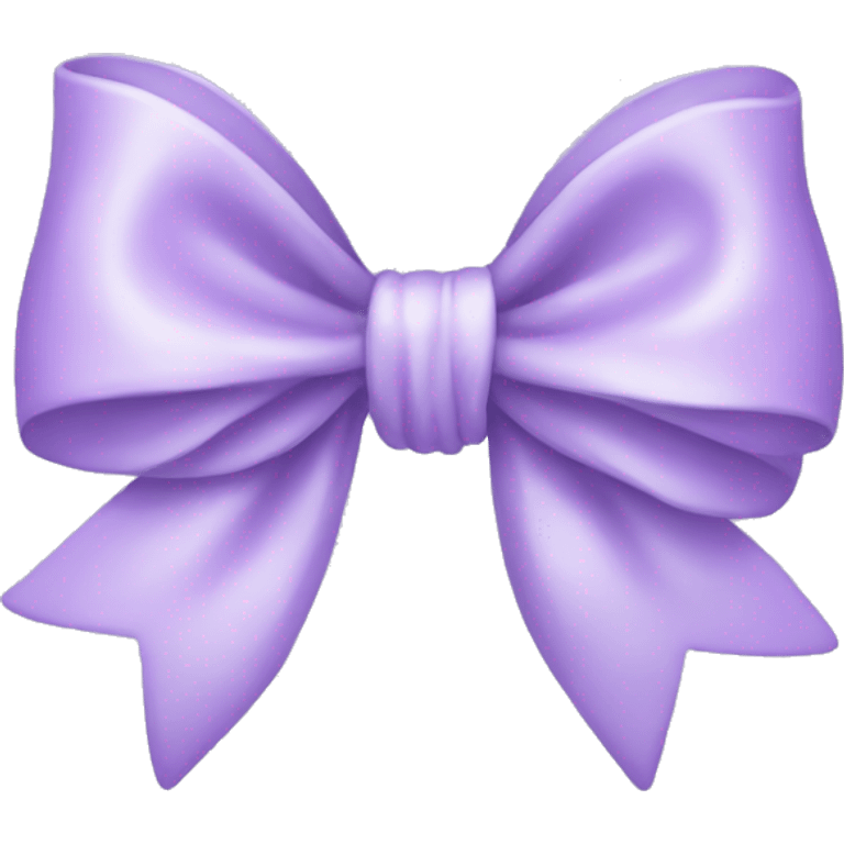 Pastel Purple bow emoji