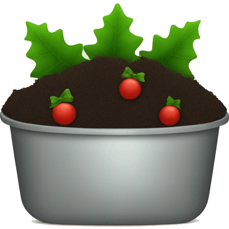 Cute Christmas compost emoji