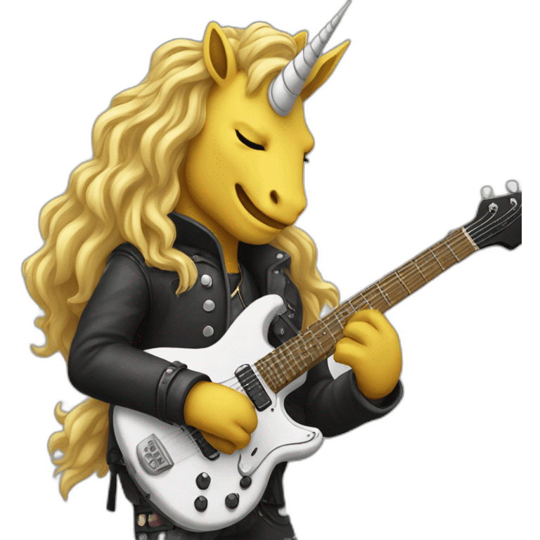 licorn guitarist emoji